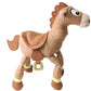 New Cartoon Horse Stuffed Plush Doll 25cm Cute Animal Soft Plush Toy Desktop Ornament Perfect Birthday Holiday Gift For Girls