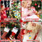 Christmas Keychain Fidget Toys Push Bubble Sensory Toys Santa Claus Elk Christmas Tree Keyrings for Kids Adult Christmas Gifts