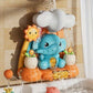 Baby children's water toys, suction cups, turning around, baby elephant water wheel, bathroom shower, male and female baby bath