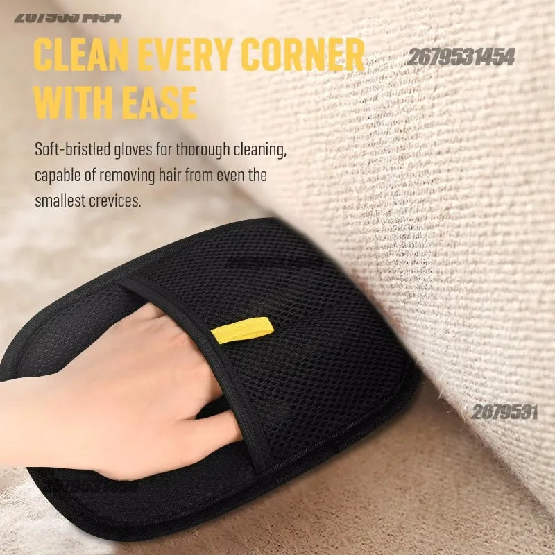 Dog Glove Brush Cat Hair Glove Wool Removal Glove Reusable Pet Hair Remover Grooming Mitt for Shedding Cats and Dogs