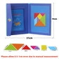 Funy 3D Magnetic Jigsaw Puzzle Tangram Board Geometric Shapes Montessori Educational Toy for Children Kindergarten