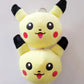 Cute Pokemon Pikachu Plush Keychain 10cm Soft Stuffed Animal Pendant Key Ring Toy Christmas Birthday Gift