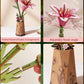 Rolife Artificial Flower Wooden 3D Puzzle Pink Lily DIY Flower Bouquet Model Building Kit for Home Decor Mother's Day Valentine's Day Gift for Mother Lover
