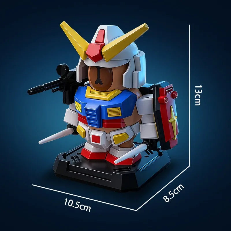 Capybara Creative Capybara Robot Mecha Kits Assembly Model Toy Mecha Armor Set Decorations, Birthday Toys Gifts for Kids