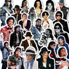Michael Jackson Surrounding Stickers - Vintage Handbooks for Stars - Decorative Stickers for Michael Jackson