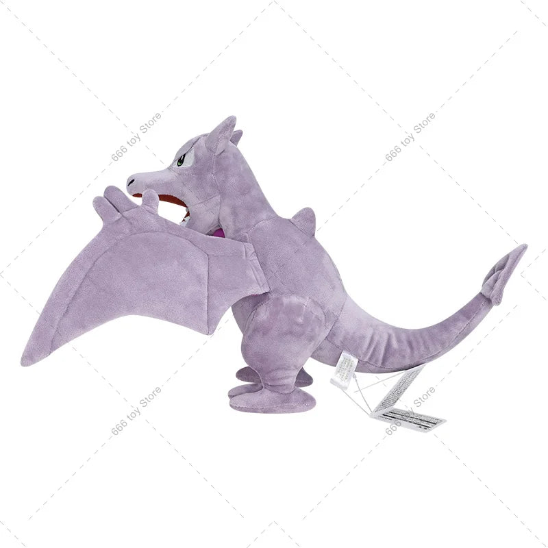 27CM Anime Pokemon Plush Aerodactyl Purple Peluche Stuffed Doll Toys Gifts for Kids Birthday Christmas