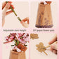 Rolife Wooden 3D Puzzle Sakura Artificial Flower DIY Model Building Kit for Bookshelf Decor Valentine's Day Mother's Day Gift