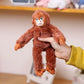 Cartoon Punch Monkey Plush Doll Stuffed Keychain Accessories Creative Cute Backpacks Pendant Fans Gift