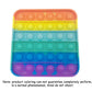 Push Pop Bubble Fidget Sensory Toy Stress Relief Toys Pack for Kids Adults Rainbow Anti-Anxiety Tools Office Stress Relief Toys