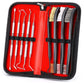9pcs/Set Toy Gun Cleaning Kit 3 Brass Steel Brushes 6 Stainless Steel Pick Rifle Cleaning Tool