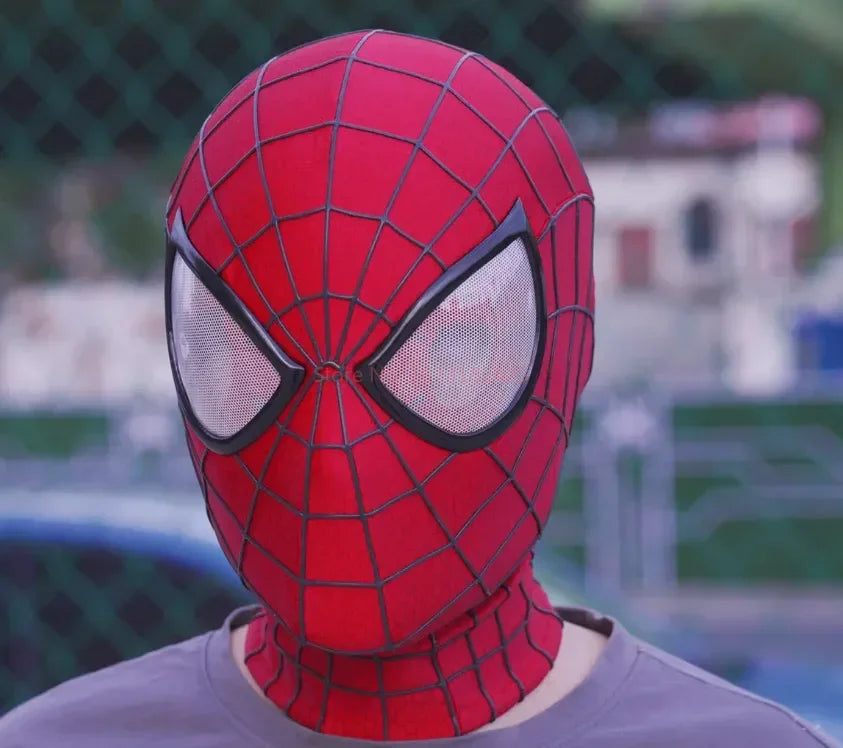 Hottoys New Amazing Spider-Man 2 Handcrafted High-Quality Mask Spiderman Garfield's Version Of Peter Parker Halloween Xmas Gift