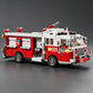 City Series American Fire Truck “Responder” Building Block Model Kit: Police Vehicle with High-Pressure Pump Toy
