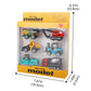 6pcs/set Alloy Engineering Truck Toy Car Classic Construction Model Vehicle Loader Tractor Excavator Toys for Boys Gifts