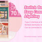 Rolife Super Creator Serious DIY Miniature House Kit Mini Dollhouse Model Building Kit with LED Light Home Decor(DW026/27/28)