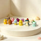 6Pcs Kawaii Anime Fantasy Creatures Mini Figurines, Cute Small Desktop Statues, Collectible Ornaments, Holiday Surprise Gifts