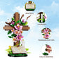 Jesus Cross Flower Building Set,Religious Cross Collectibles Blocks Toys Christmas, Christian, Birthday Gifts for Mothers, Women