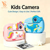 Kids Camera Instant Print 1080P HD Toddler Digital Video Camera 2.4-Inch Toy for Girls Boys Age 3-12 Christmas Birthday Gift