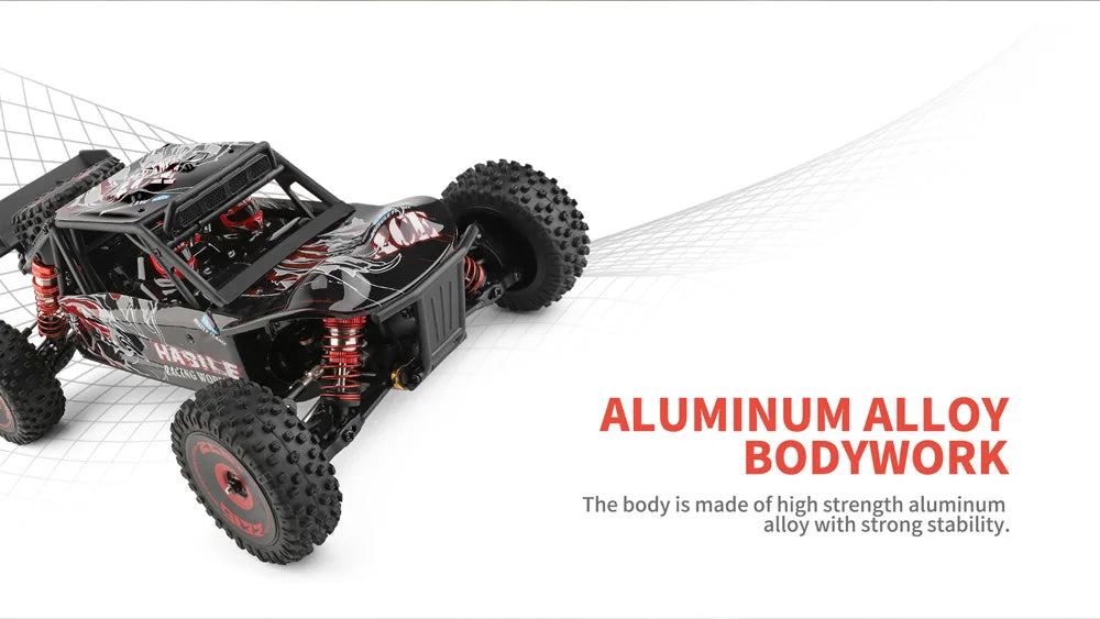 WLtoys 124016 124017 RC Car 4WD Off-Road 75km/h High Speed Remote Control Crawler 2.4G Electric Drift Climbing Racing Vehicle Toys Brushless Motor
