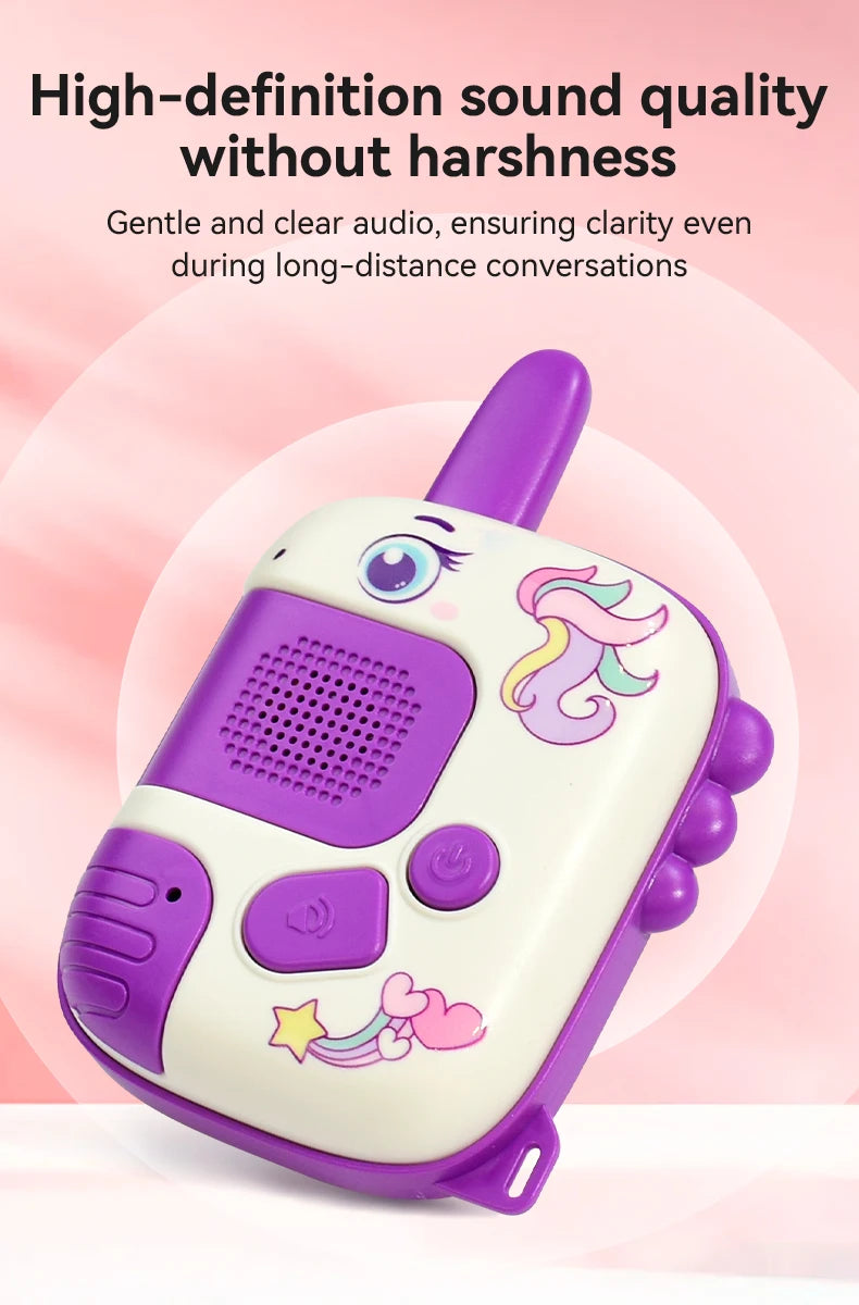 Children's Walkie Talkie Handheld Small Pager Parent-Child Wireless Outdoor Remote Intelligent Communication Puzzle Toy Gift