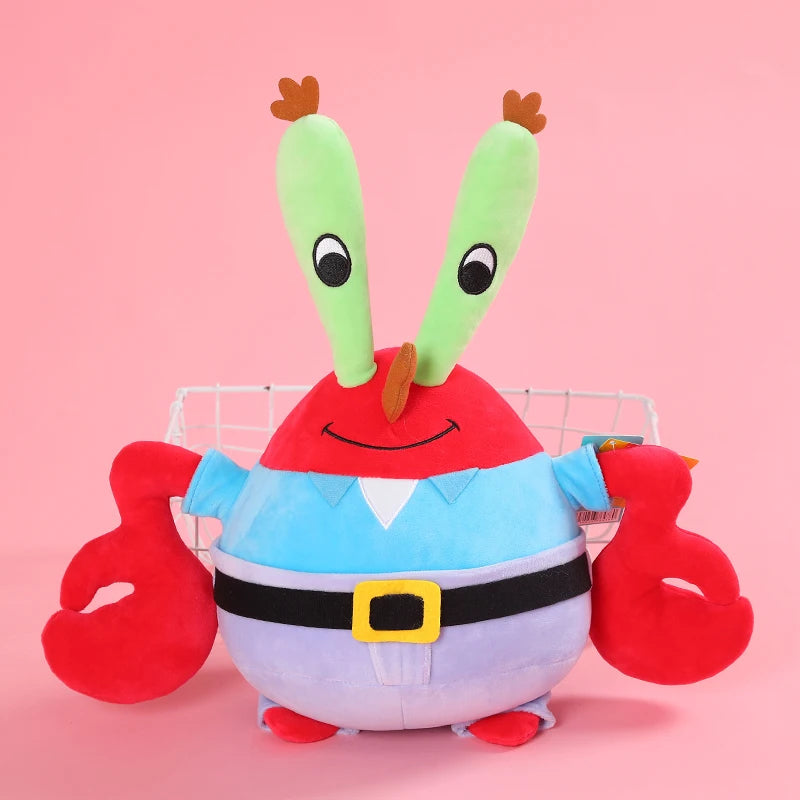 Anime Spongebob Squarepants Patrick Star Squidward Eugene H. Krabs Gary Kawaii Stuffed Plush Toys keychain Birthday Gift For Kid
