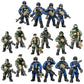 Military Army Soldiers World War SWAT Polices Soldiers Special Forces Model Assembly Building Blocks Bricks Toys Gift ﻿