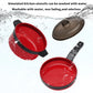 Kids Pretend Play Kitchen Toys Set Cooking Food Pots Pans Cookware Kit Toddler Girls Boys Educational Role Play Gift