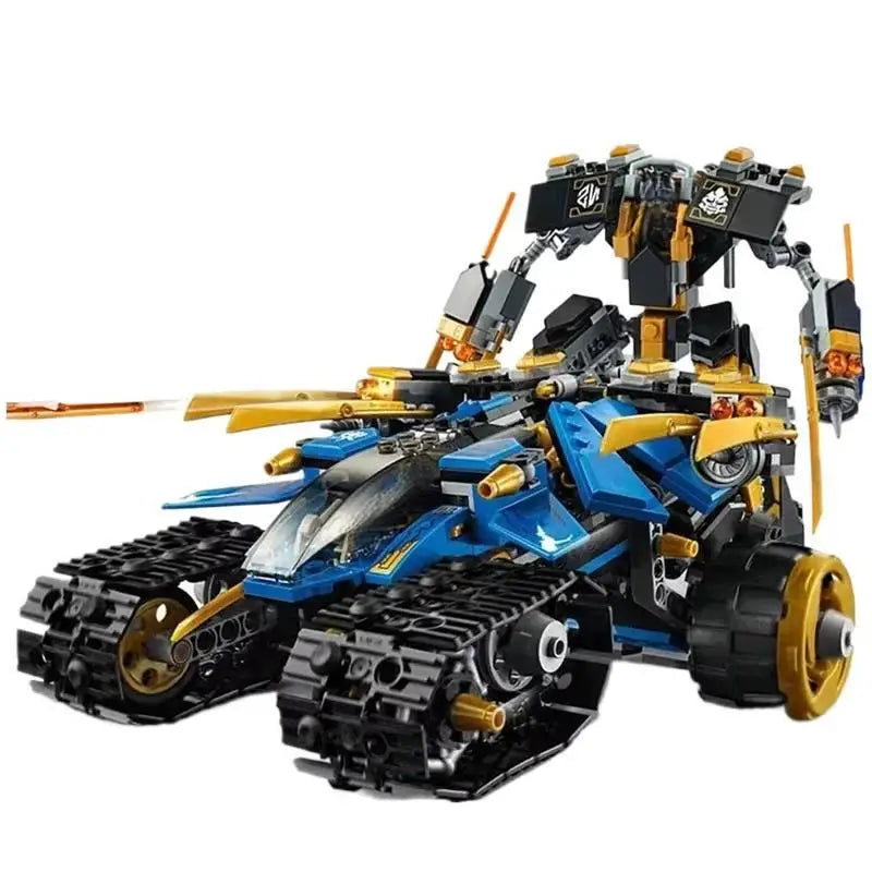 Compatible Sets Series Building Blocks Jay Storm Fighter Element Spaceship Flying Machine Children's Assembling Gifts 70668