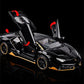 1/32 Cars Toys Auto To Scale Lambor LP770 Diecast Model Cars Alloy Autos Toys Gift for Boys Pull Back Light Music Kids Car