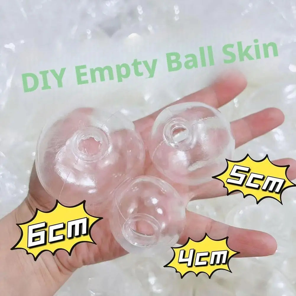 DIY Air Ball Skin Handmade Stress Relief Toy Fruit Paste Malt Sugar Slow Bounce  Super Large 9cm