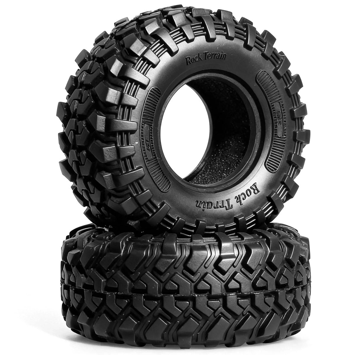 RED SPIDER 4Pcs 64mm 1.3 Inch RC Crawler Soft Rubber Tires Off Road Tyres for 1/18 1/24 RC Crawler Axial SCX24 FMS FCX24 RC Model Car Upgrade Spare Parts