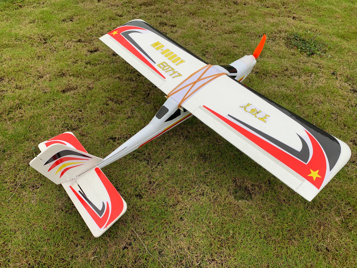 1030mm Wingspan RC Airplane E0717 Cessna 185 Short Distance Takeoff EPS RC Airplane Fixed Wing Trainer KIT/PNP