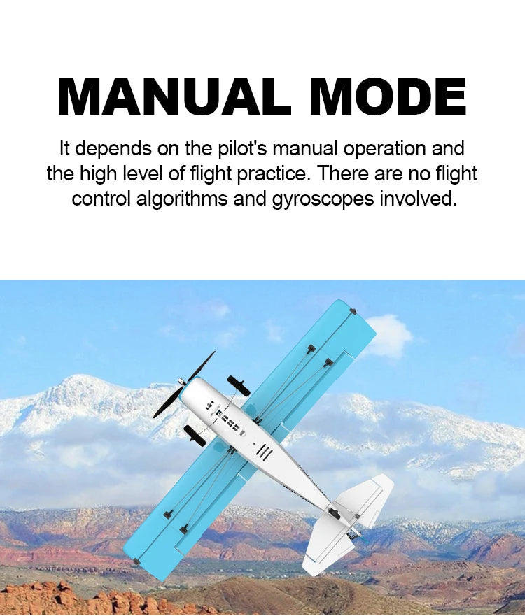 M7 Moore Off-road Aircraft Qidi560 RC Plane EPP 4CH Remote Control Brushless Airplane with LED Light Model Toys for Children