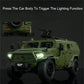 1:18 Dongfeng M-Terrain Alloy Car Toys Miniature Model Diecast Military Vehicle Sound Light Pull Back Doors Opened Kid Xmas Gift