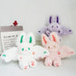 15cm Kawaii Bat Rabbit Plush Toys Cute Bat Rabbit Plush Pendant Keychain Backpack Decor Plushies Stuffed Animals Doll Kids Gift