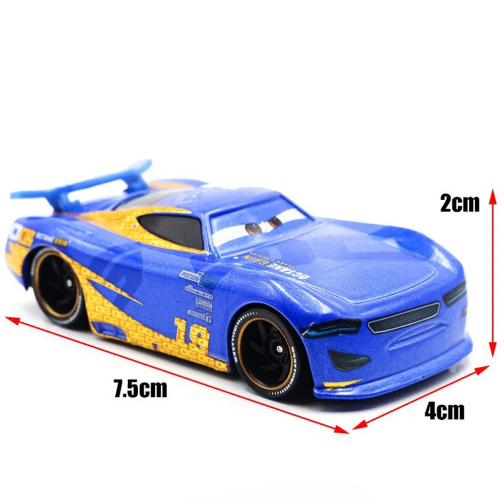 2026 New Pixar Cars Lightning McQueen Fillmore 4-10CM 1:55 Metal Model Racing Car Toys Christmas Birthday NEWYEAR Gift