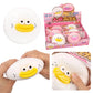 Cute Stress Reliever Cartoon Sausage Desk Mouth Steamed Bun Toy Stress Relief Dumpling Squeeze Fidget Slow Stress Ball Hand Toy