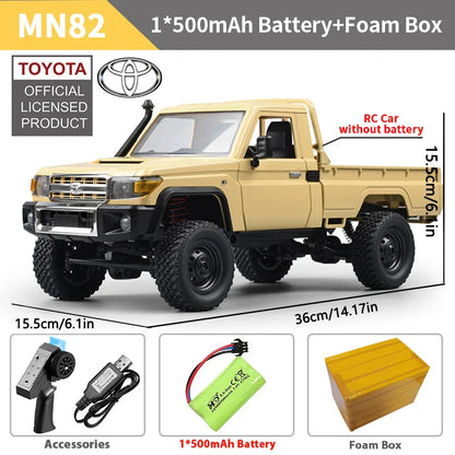 ZWN MN82 MN82S 1/12 RC Pickup Truck 4WD Off-Road Climbing Toy