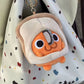 10cm Chainsaw Man Bread Pochita Soft Plush Filling Doll Keychain Handbag Hanging Ornaments Waist Decoration Friend Birthday Gift