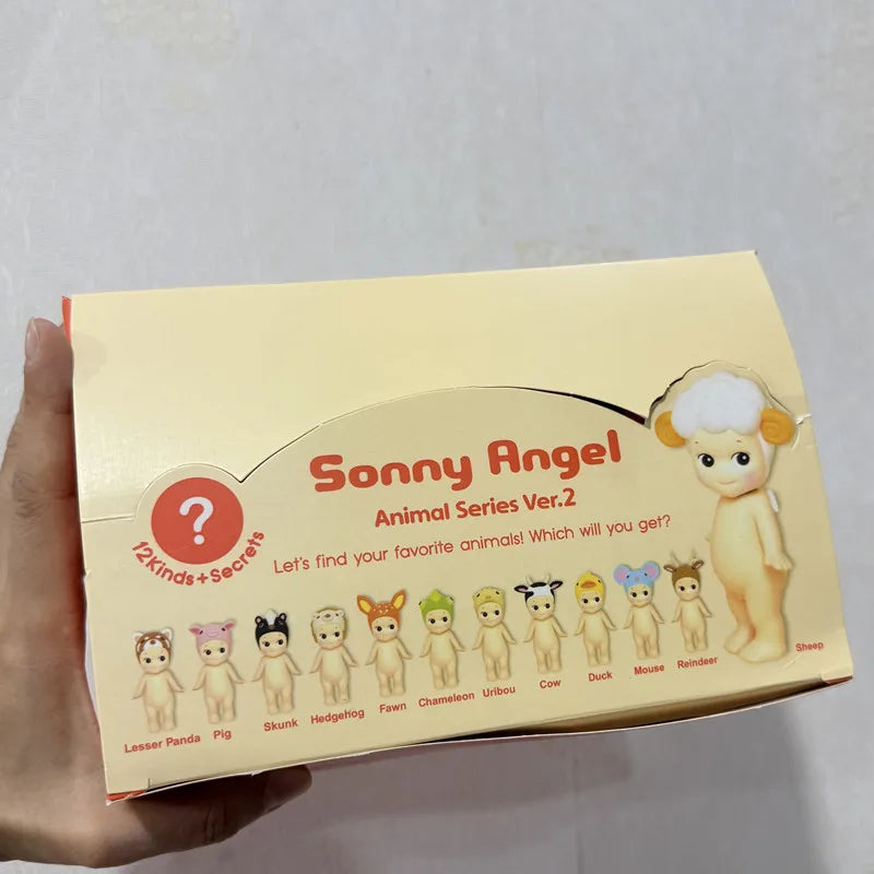 Mini Angel Blind Box Toy – Animal Standing Series (Vol. 2): Cute Figurines for Desktop Decoration – Birthday or Christmas Gift