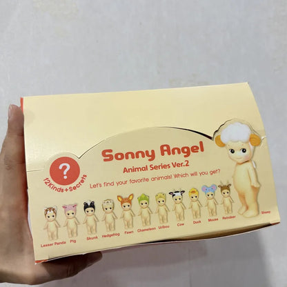 Mini Angel Blind Box Toy – Animal Standing Series (Vol. 2): Cute Figurines for Desktop Decoration – Birthday or Christmas Gift