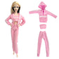 NK 1/6 Doll Princess Hot Sell Fashion Doll Dress Pink Suit For 11.5 Inch Doll Clothes Hat For 29CM Dolls Accessories Gift Toy JJ