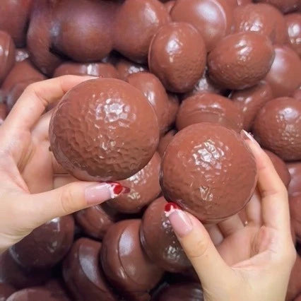 Chocolate Stress Ball Shapeable Non-Bounce Crunchy Squshiy Squeeze Ball Fidget Toy ASMR Sensory Anti-Stress Toys for Adults Gift