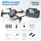 The Upgraded 2026 E99PRO MAX Drone Features Dual 8K Cameras, In-Screen Remote Control, Two Batteries, One-Key Return-to-Home, A Foldable Design, USB Charging, Wi-Fi Connectivity, and Flight Gaming Capabilities. This Drone Is