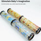 Kaleidoscope of Children's Ever-Changing Three Mausoleum Mirror Interior, Retractable Rotation, Kindergarten Classic Toys