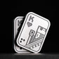 New Stress Relief Push Card Metal Fingertip EDC Poker A K King Gyro Toy for Office Adults Anti Anxiety Fidget Papa Coin
