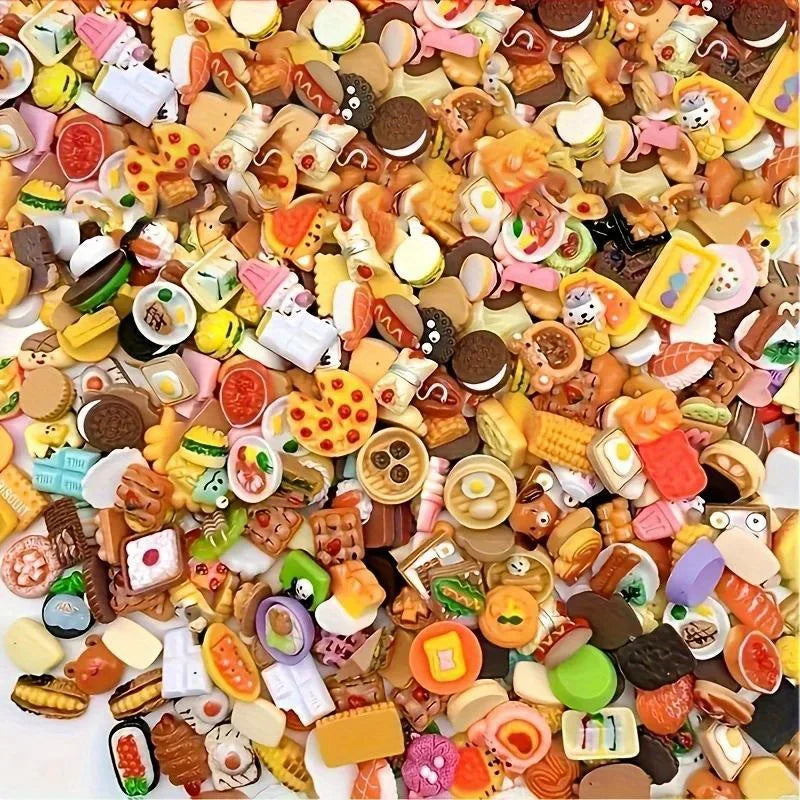 Random Miniature Dollhouse Supermarket Food Snacks Mini Cake Wine Drink Food Accessories Kids Gift