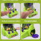Space Rocket Crawler, Ball Pincer, Egg Twister - Use this toy as a Halloween/Christmas gift to win prizes!