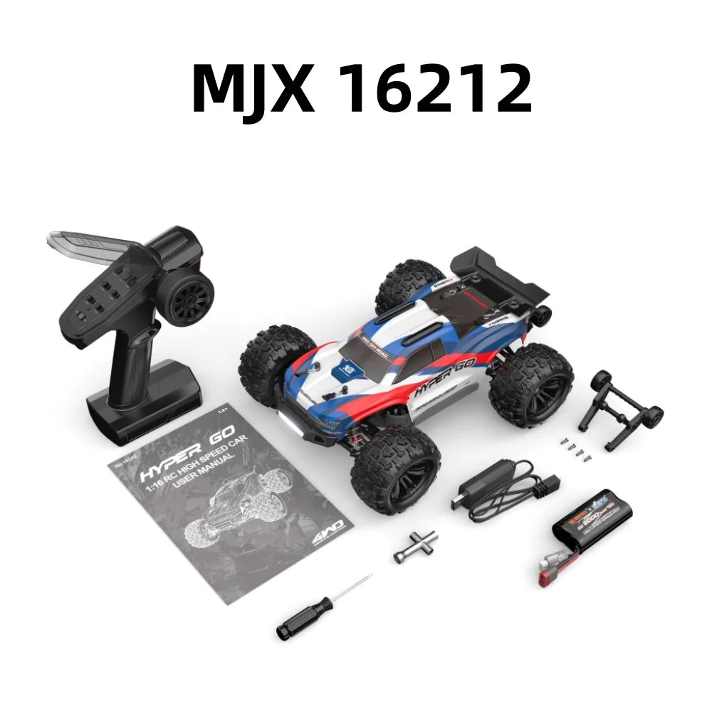 NEW 1/16 MJX 16212 16213 16218 Brushless RC Car 45KM/H High Speed Off Road Buggy 2.4G Remote Control Truck RC Racing Vehicle Toy