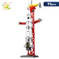 HUIQIBAO Mini Aviation Manned Rocket Model Building Blocks Space Aerospace Station Bricks City Construction Toys for Children