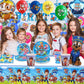 PAW Patrol Birthday Party Decoration Tableware Tablecloth Plates Cup napkin gift bag Balloons PAW Patrol Party Favors Supplies